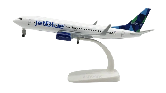 20cm JetBlue B737 Airliner Metal Model