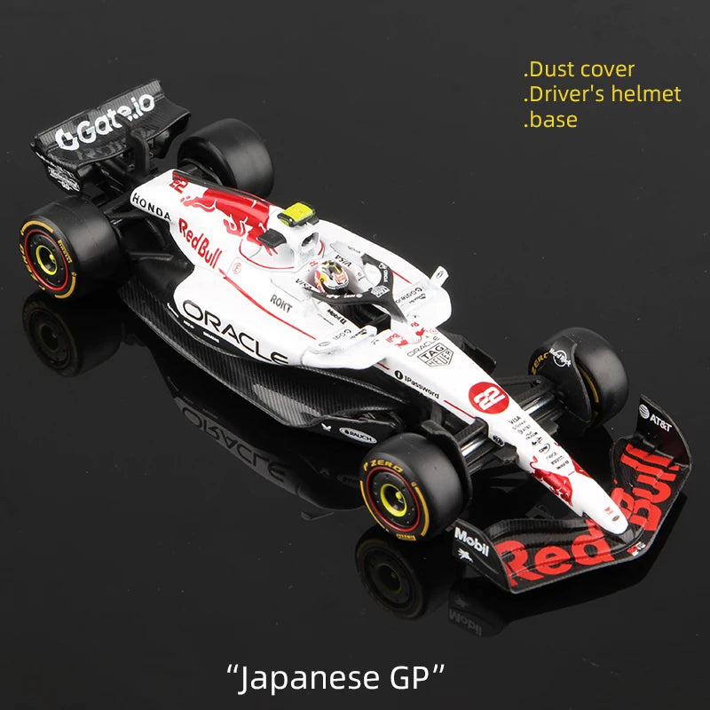 1:43 Scale All 2025 and 2024 F1 Teams Models with Driver Helmet And Display Box