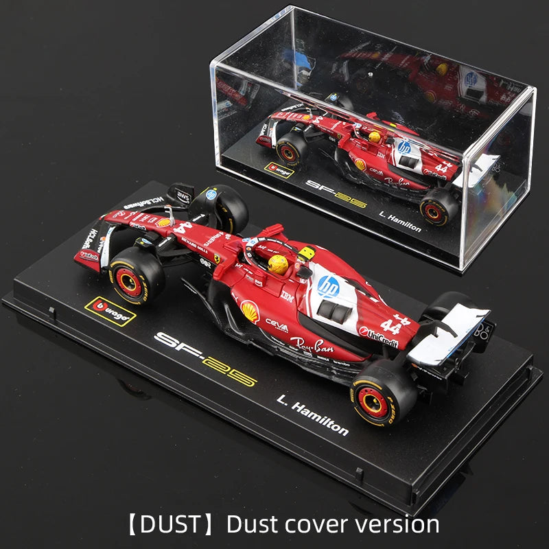 1:43 Scale All 2025 and 2024 F1 Teams Models with Driver Helmet And Display Box