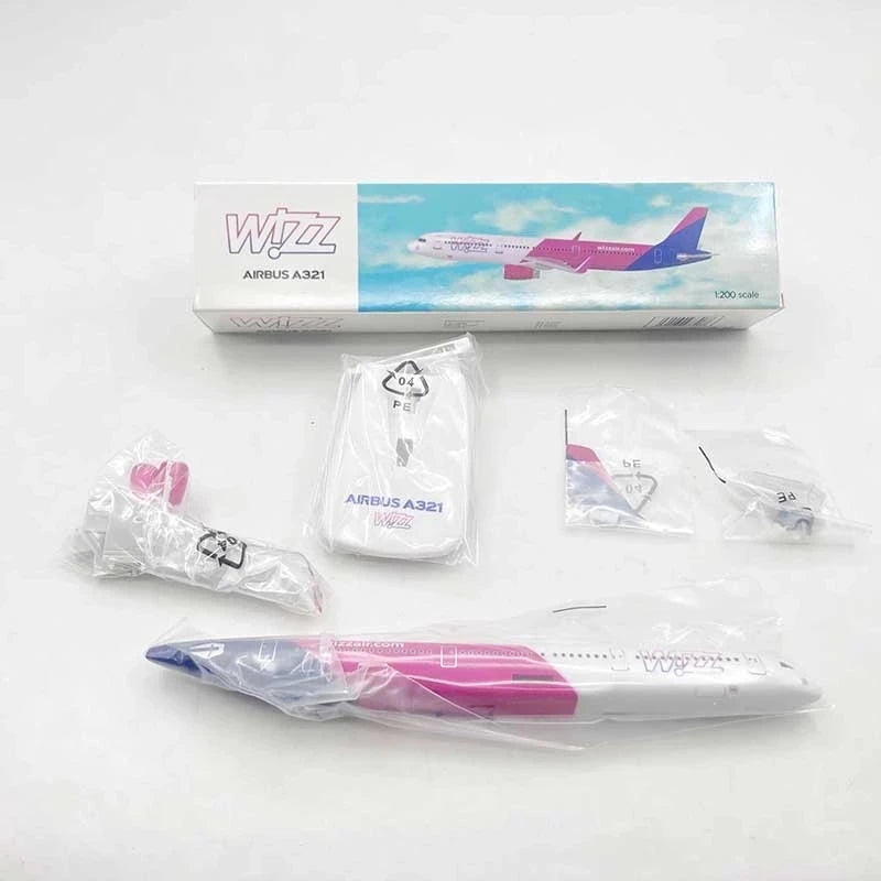 20cm Wizz Air A321 Airliner Metal Model