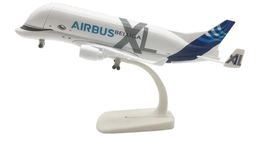 1:150 Scale Airbus A330 Beluga Diecast Model - 42cm/20cm with Openable Cargo Bay