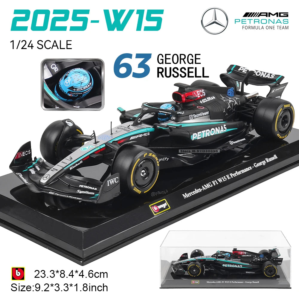 1:24 2024 Mercedes-AMG F1 Model #63 George Russel