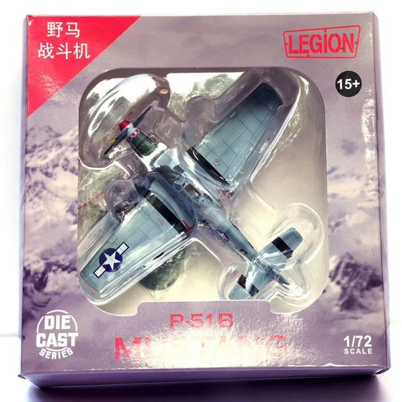 1:72 P-51 Mustang Fighter Metal Model