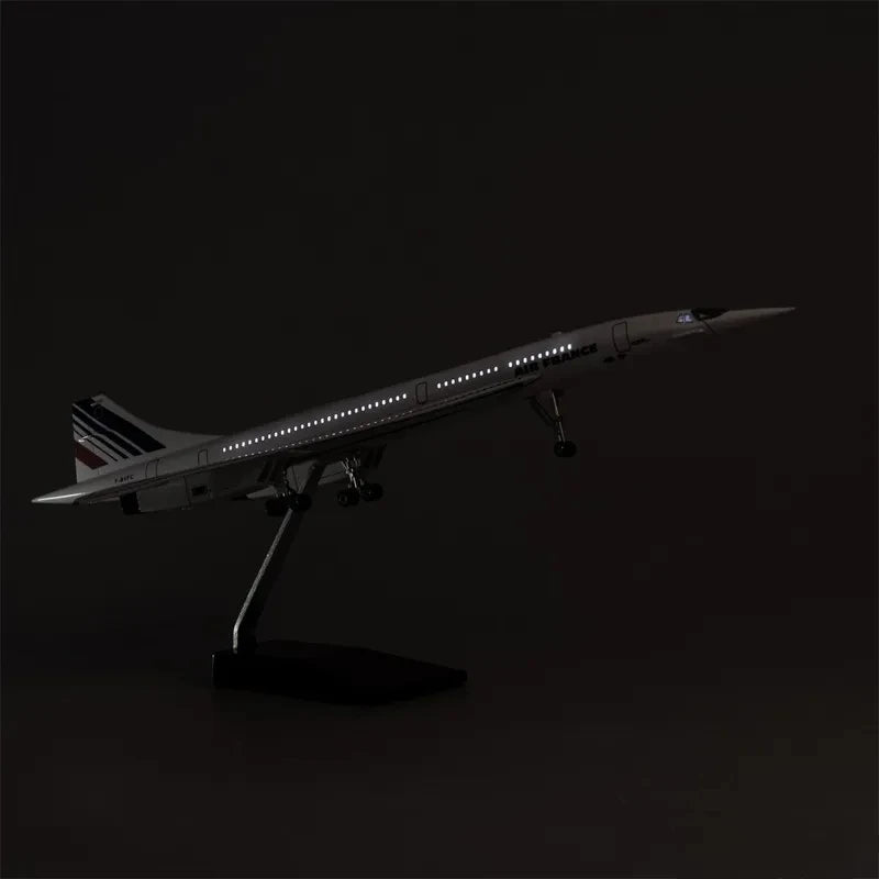 1:125 Air France Concorde Metal Model