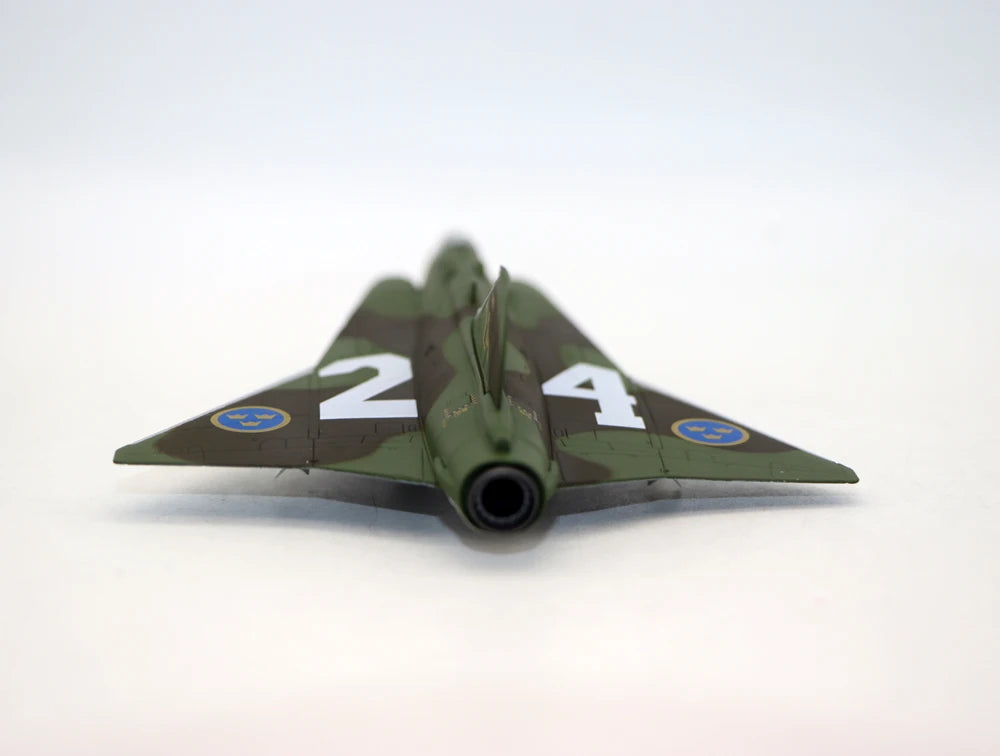 1:100 Saab J35 Draken Swedish Air Force Diecast Model