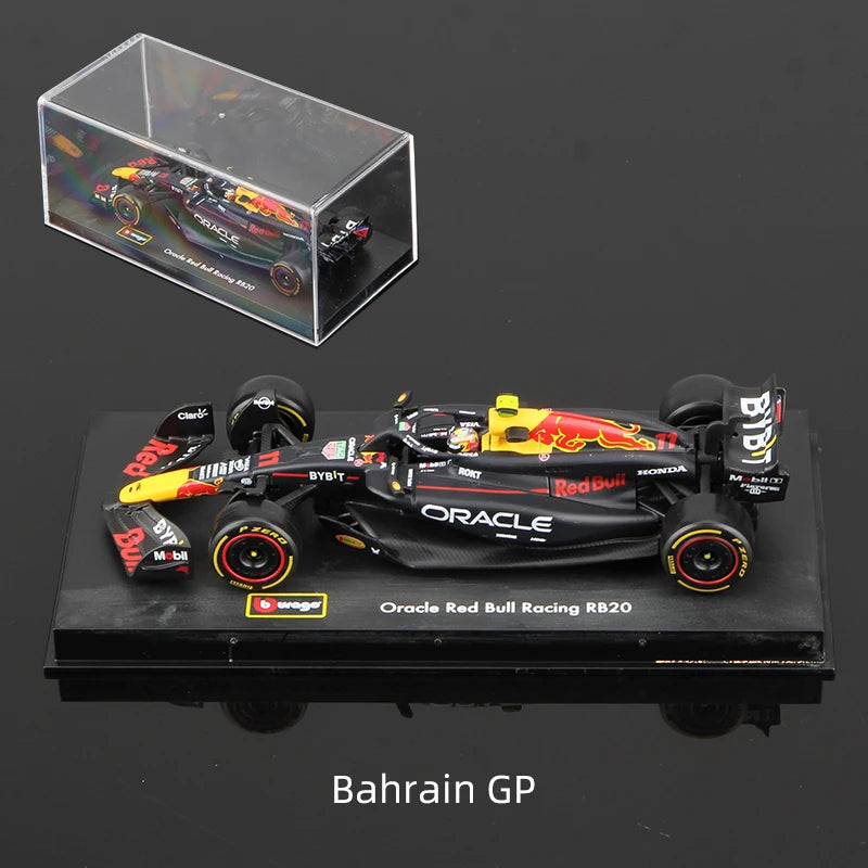 1:43 Scale All 2025 and 2024 F1 Teams Models with Driver Helmet And Display Box