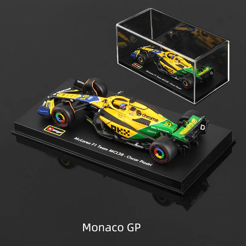 1:43 Scale All 2025 and 2024 F1 Teams Models with Driver Helmet And Display Box