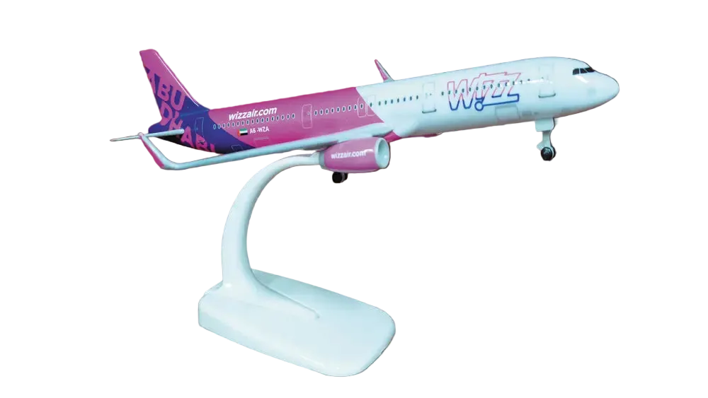 20cm Wizz Air A321 Airliner Metal Model