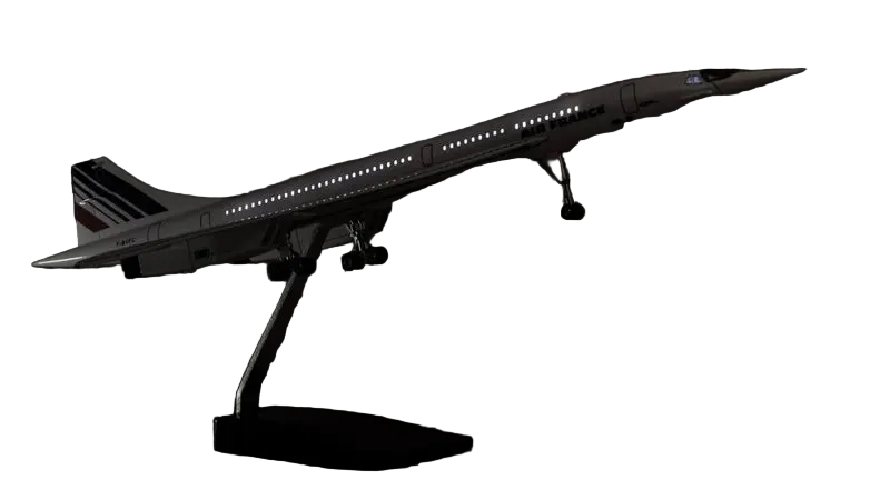 1:125 Air France Concorde Metal Model
