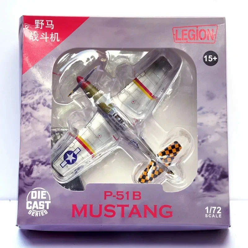 1:72 P-51 Mustang Fighter Metal Model