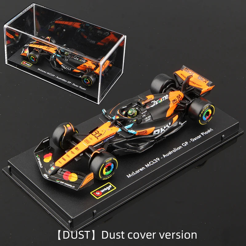 1:43 Scale All 2025 and 2024 F1 Teams Models with Driver Helmet And Display Box
