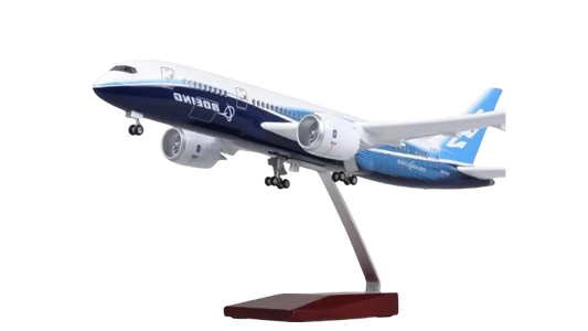 1:130 Scale Boeing 787 Dreamliner Resin Aircraft Model with LED Lights