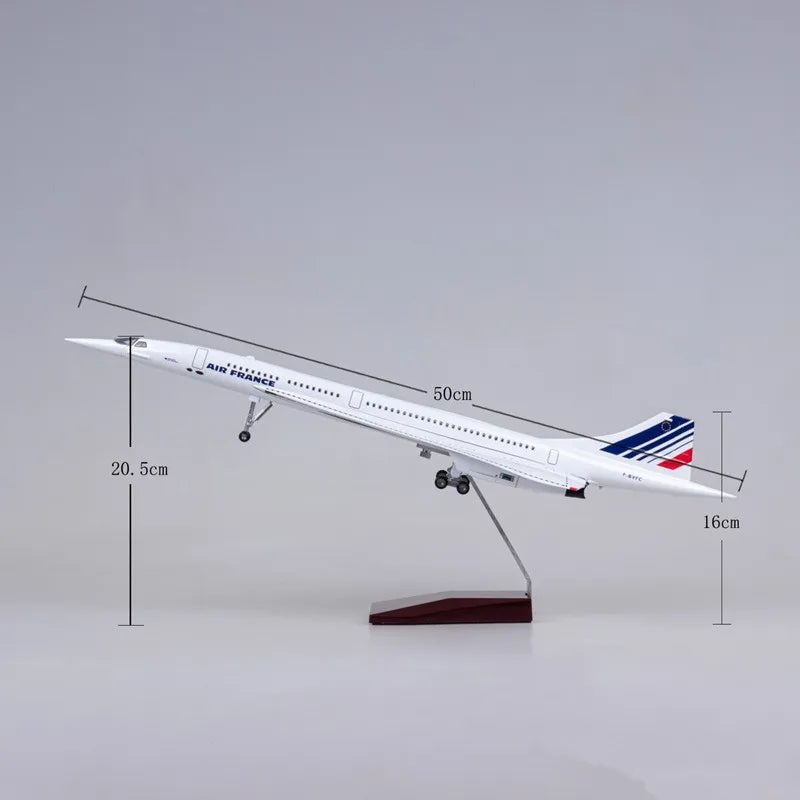 1:125 Air France Concorde Metal Model