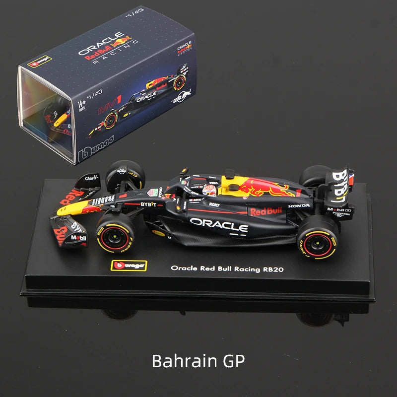 1:43 Scale All 2025 and 2024 F1 Teams Models with Driver Helmet And Display Box