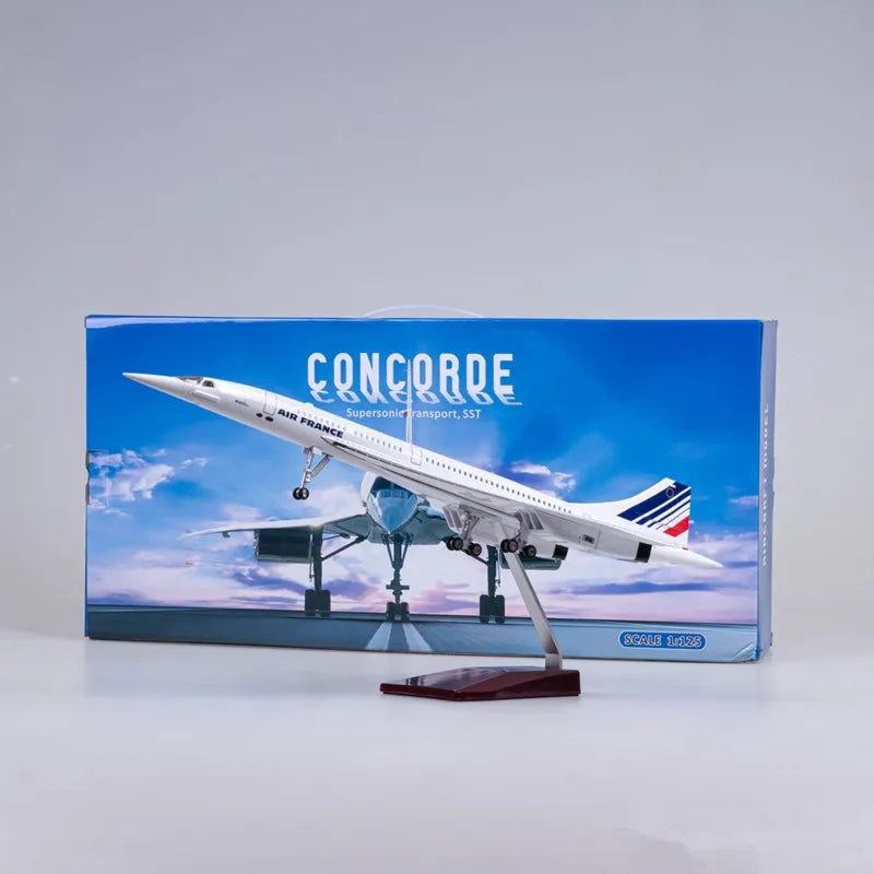 1:125 Air France Concorde Metal Model