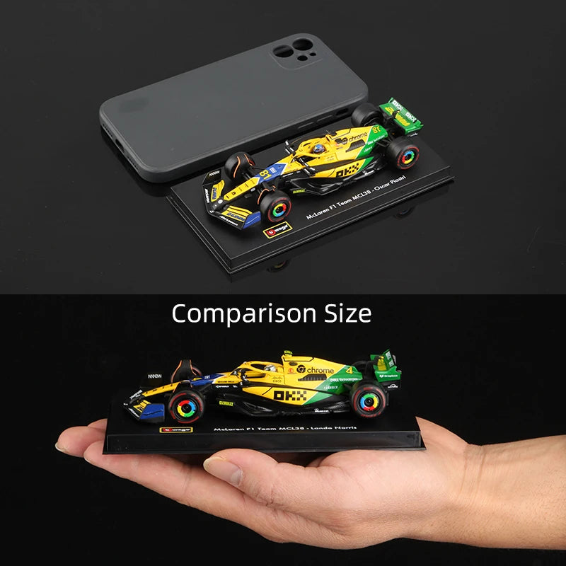 1:43 Scale All 2025 and 2024 F1 Teams Models with Driver Helmet And Display Box