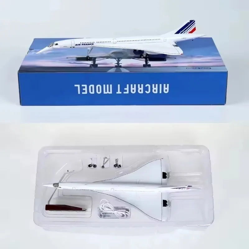 1:125 Air France Concorde Metal Model
