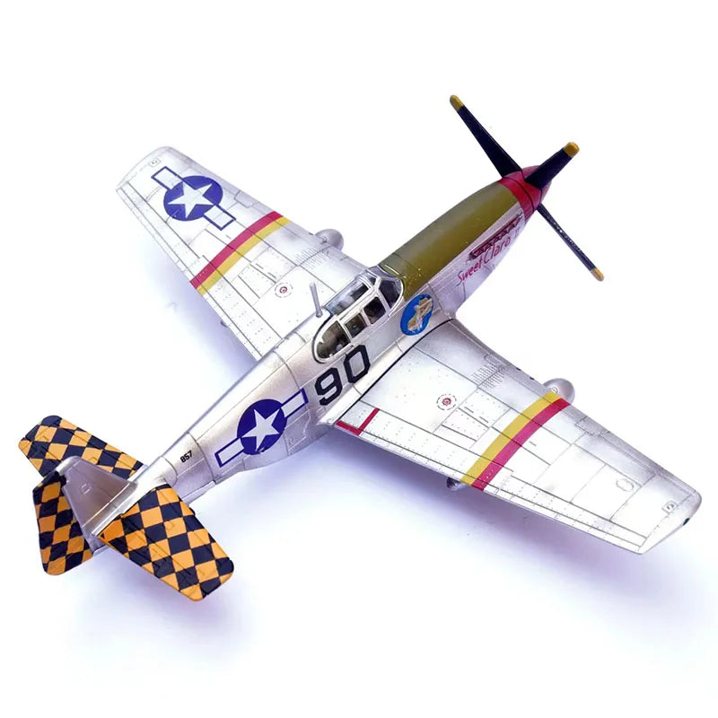 1:72 P-51 Mustang Fighter Metal Model