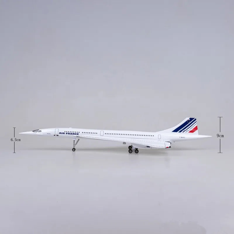 1:125 Air France Concorde Metal Model