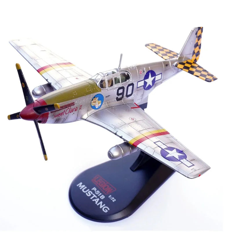 1:72 P-51 Mustang Fighter Metal Model